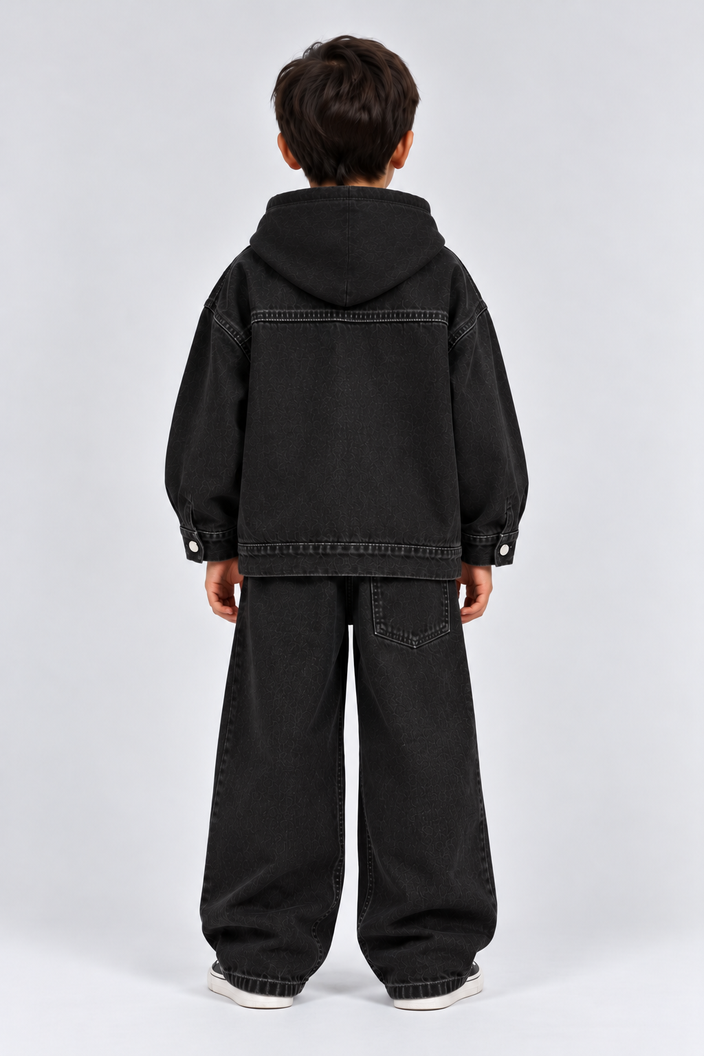 DAZE DENIM SET CHARCOAL