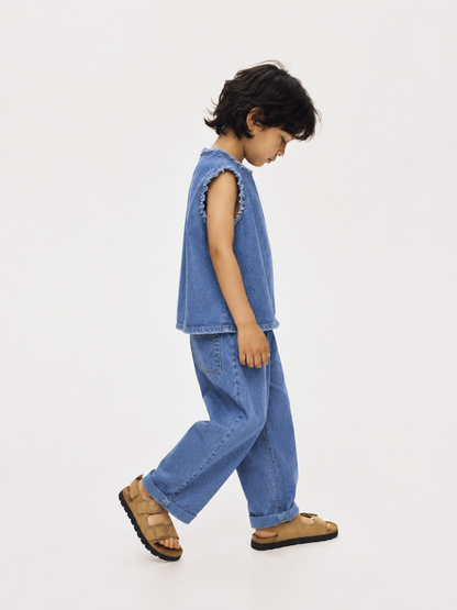 BLUE RAW DENIM SET
