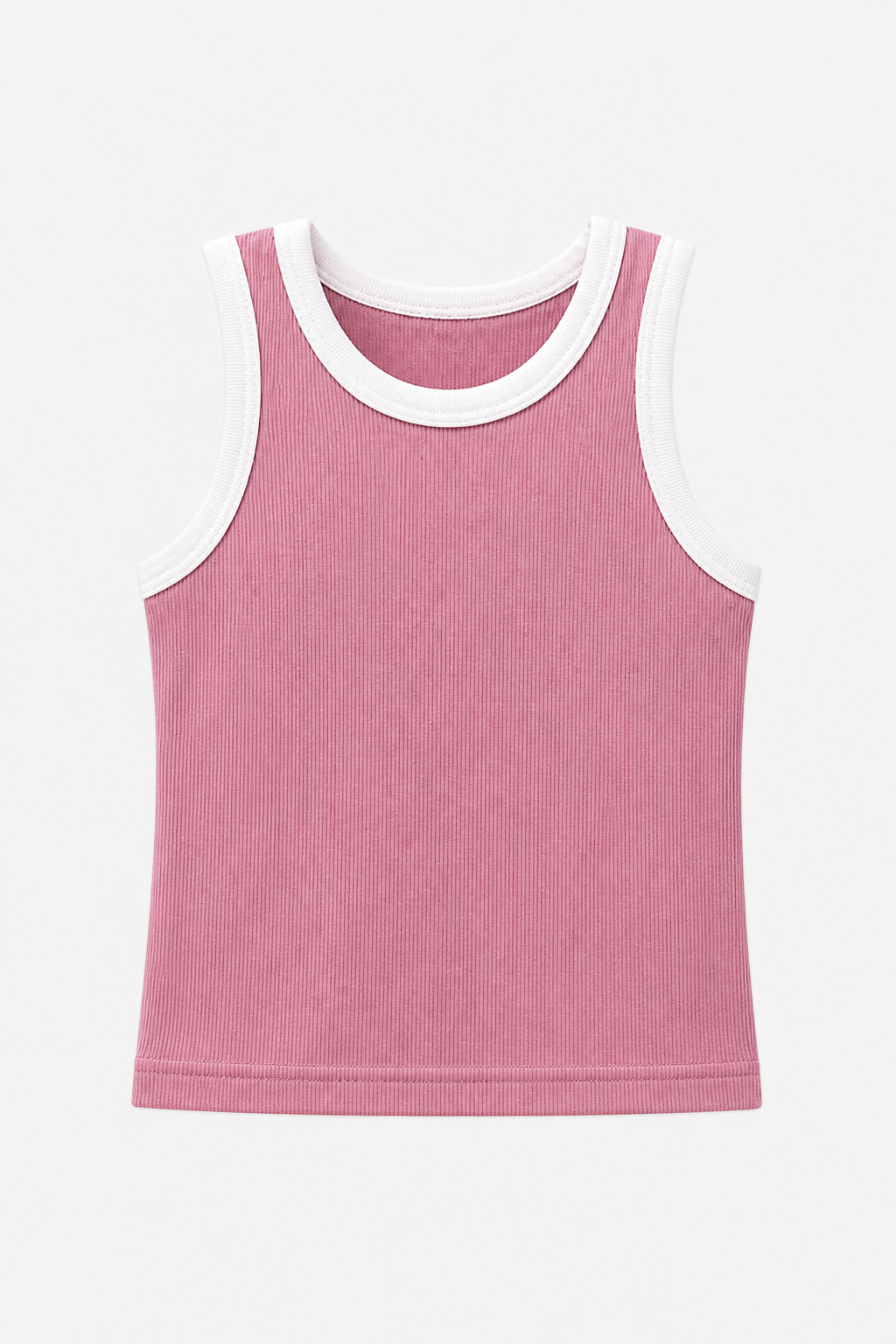 CONTRAST TANK PINK