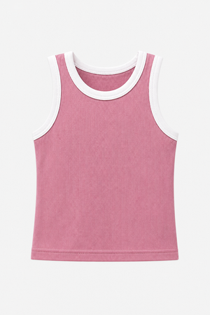 CONTRAST TANK PINK
