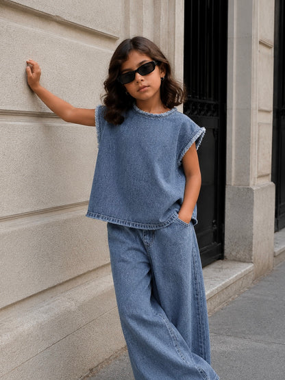 BLUE RAW DENIM SET 2.0