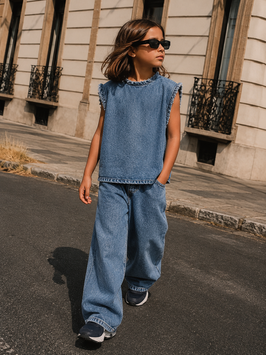 BLUE RAW DENIM SET 2.0