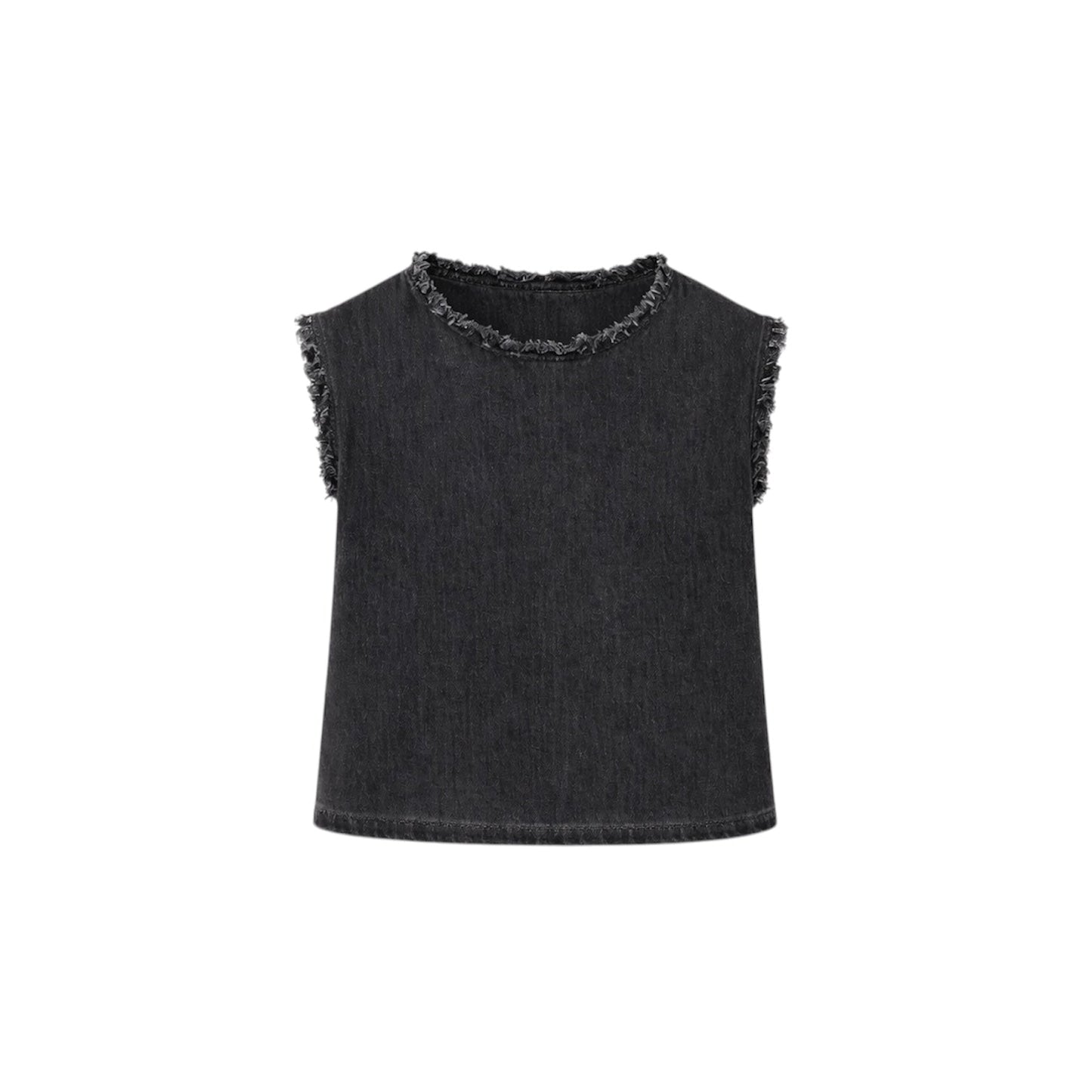 BLACK RAW DENIM SET