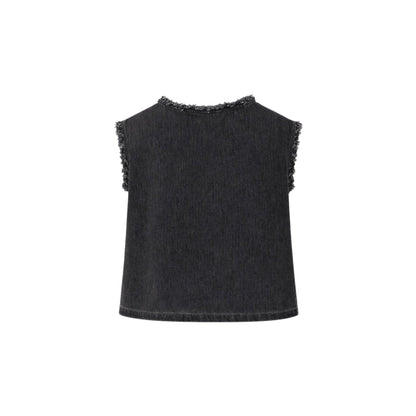 BLACK RAW DENIM SET