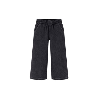 BLACK RAW DENIM SET