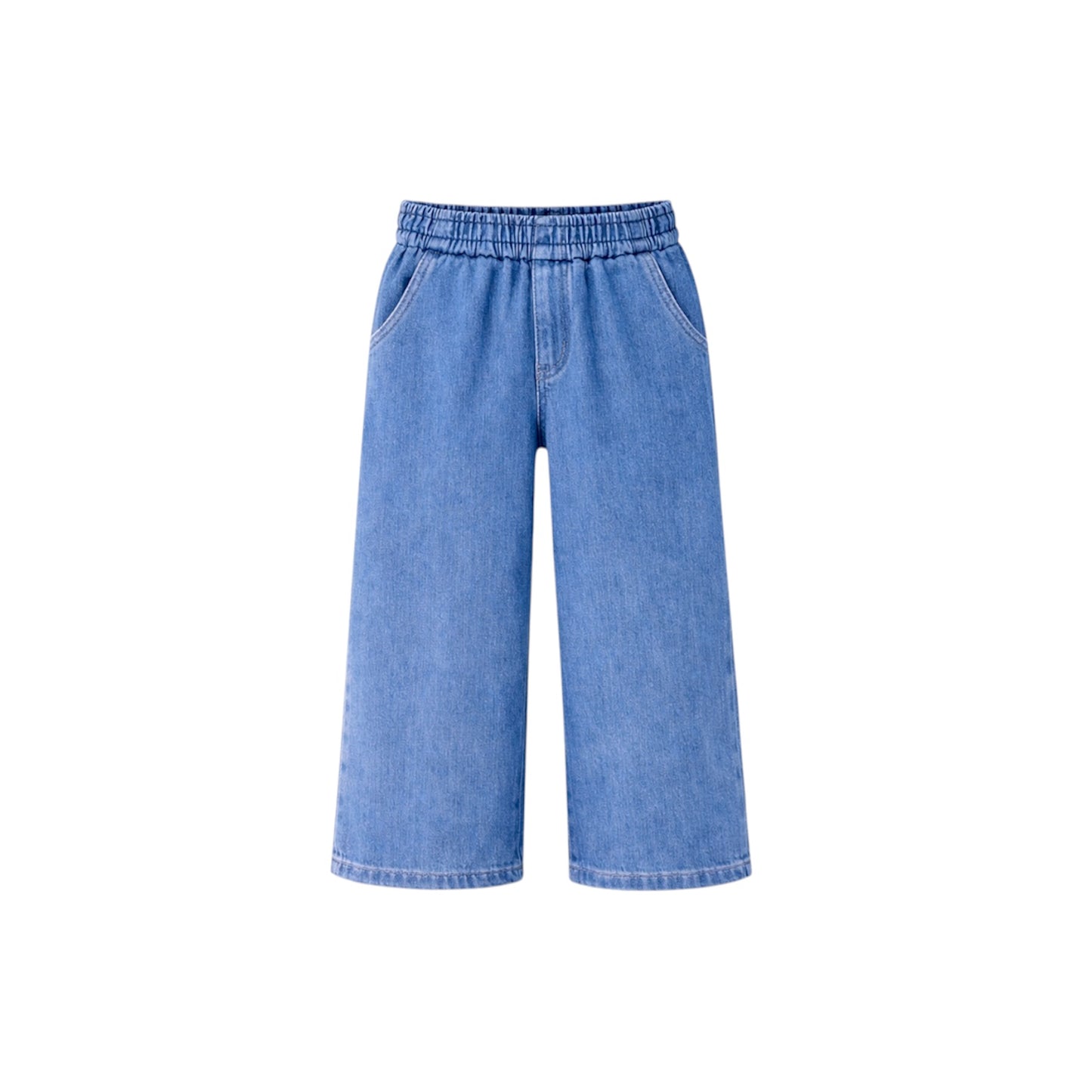 BLUE RAW DENIM PANTS