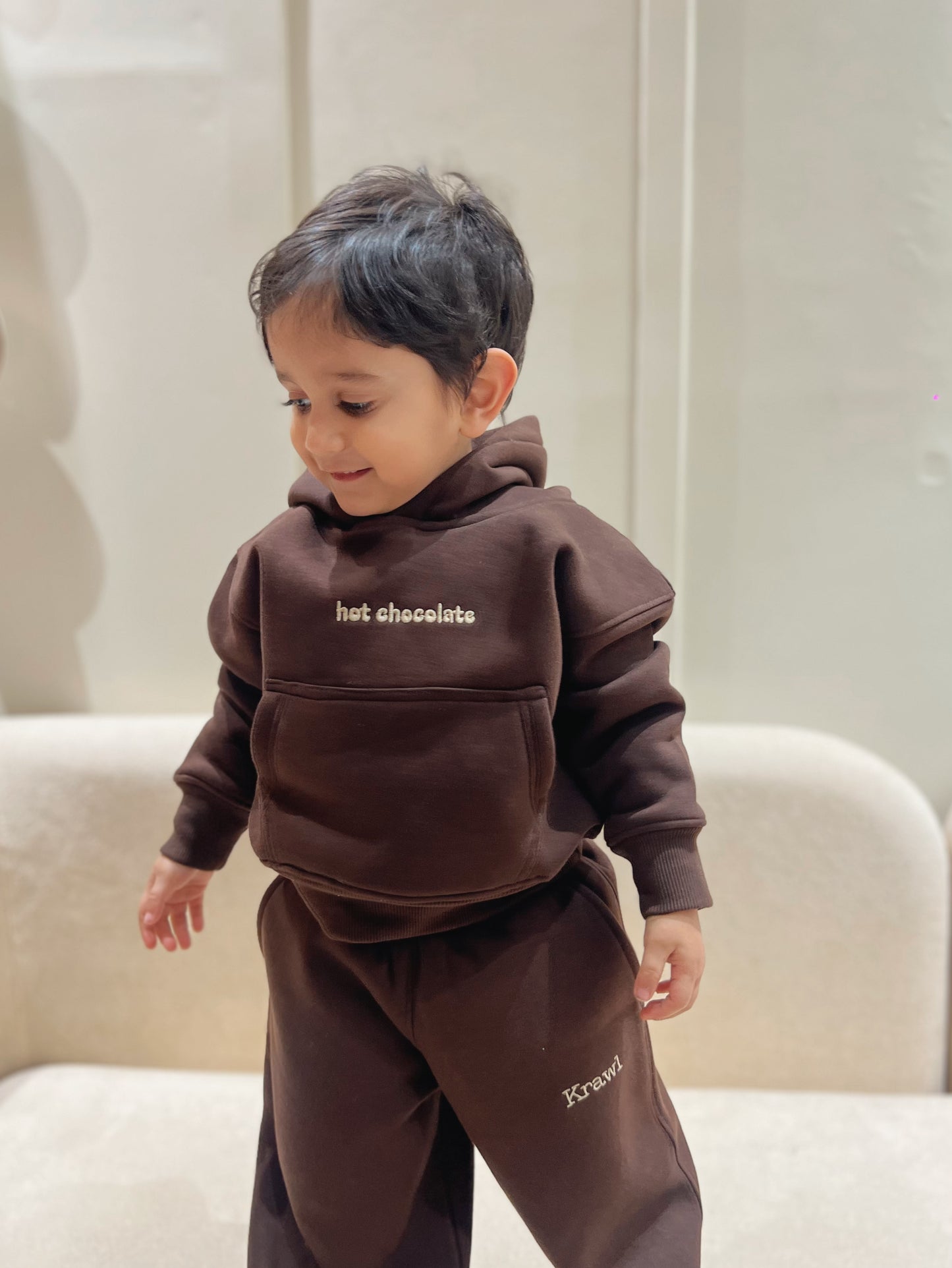 BROWN ALL-DAY HOODIE SET