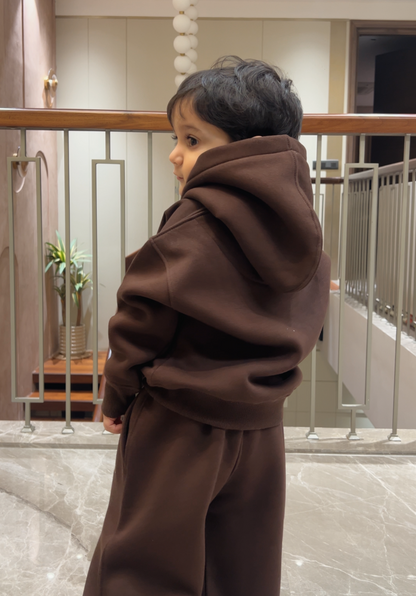 BROWN ALL-DAY HOODIE SET