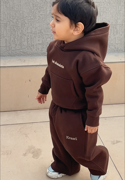 BROWN ALL-DAY HOODIE SET
