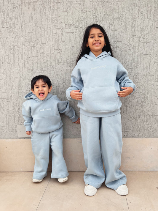 BLUE ALL-DAY HOODIE SET